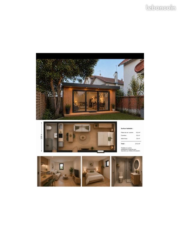 Appartement 1 pièce 18 m² · à Bondy · 18 m² · 780 €