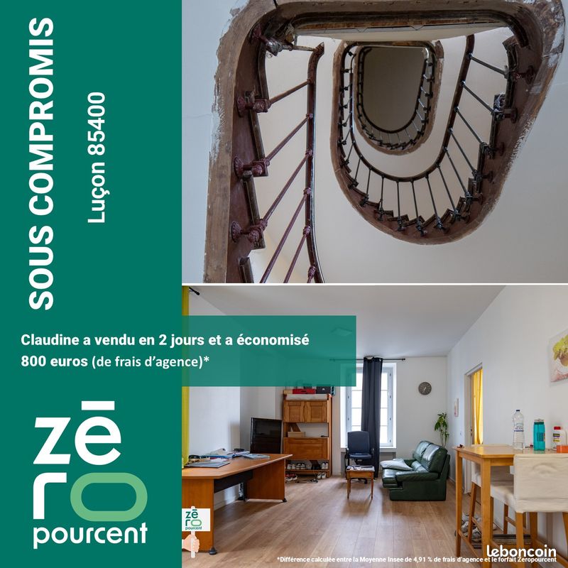 Appartement 2 pièces 37 m² · à Luçon · 37 m² · 59 900 €
