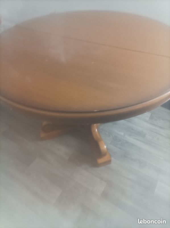 Table ronde avec rallonge (image 2)