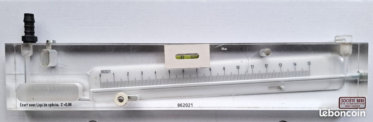 Manomètre à tube incliné (image 1)