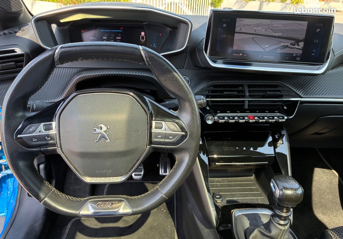 PEUGEOT 208 GENERATION-I 1.5 BLUEHDI 100ch - GT LINE - START-STOP (image 4)