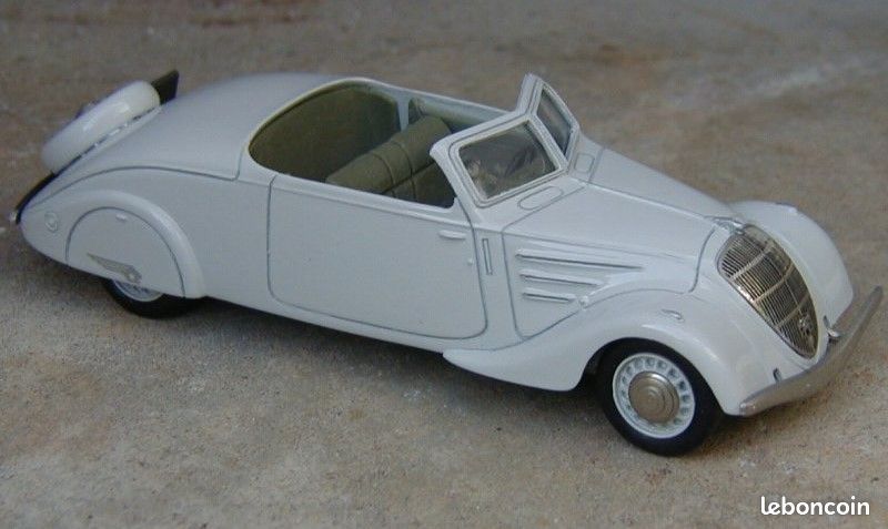 BC194 Elysée #ELY531 1:43 Peugeot 402 Eclipse 1936 Vert Clair – Miniature De Collection