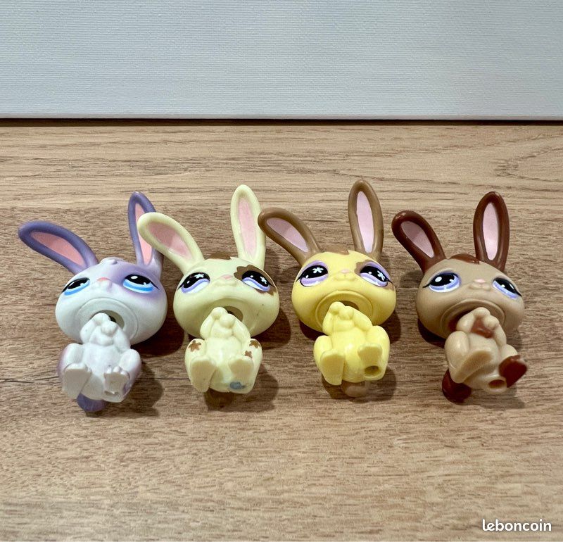 Figurine Littlest Pet Shop LPS Lapin Garenne Hasbro #582/887 - Occasion