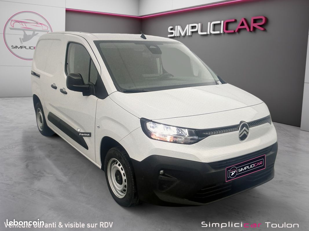 CITROËN BERLINGO van m 100 ch pack premium connect - tva récupérable - véhicule neuf - dès 355 /mois (image 1)