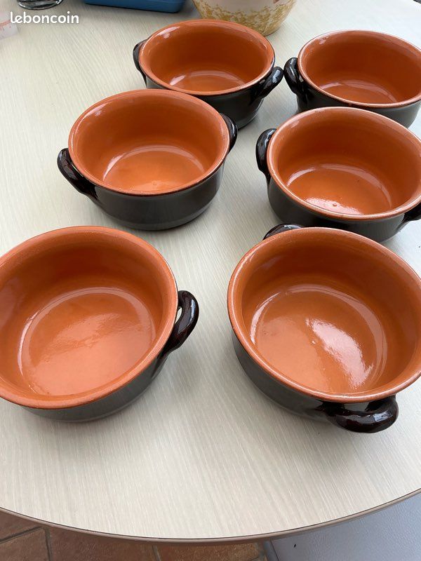 6 cassolettes intactes avec anses pour soupe à l’oignon ,gratins etc (image 4)