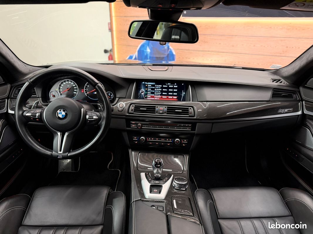 Bmw serie 5 (f10) (2) 600 m5 comptetion edition 1/200 - to - b&o - carbone - ceramique (image 9)