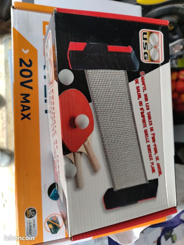 Ensemble Filet De Ping-pong TTC Pour Table De Tennis De Table, Noir, Neuf