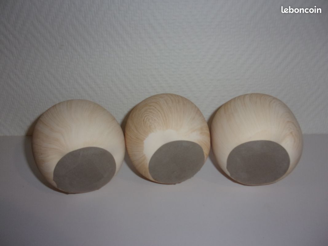 Pommes céramique imitation bois (image 5)