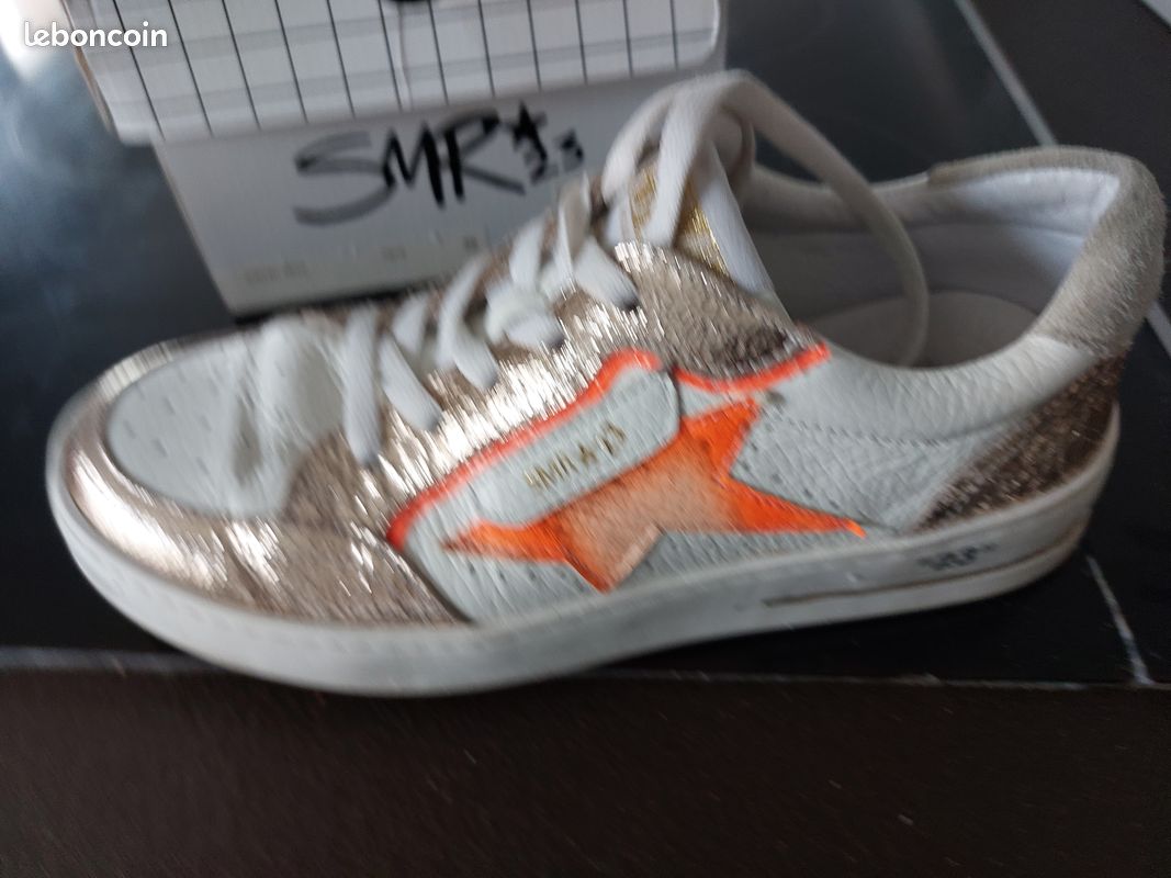 Basket femme SMR23 écrue (image 3)