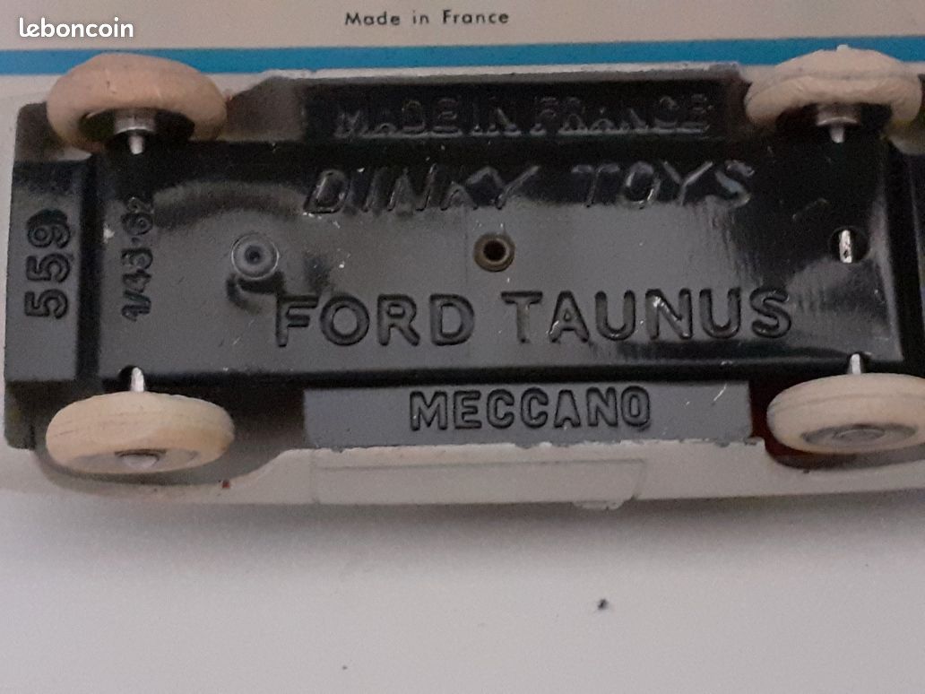 DINKY TOYS Ford Taunus 17M Blanche DeAgostini - NOREV Voiture Miniature