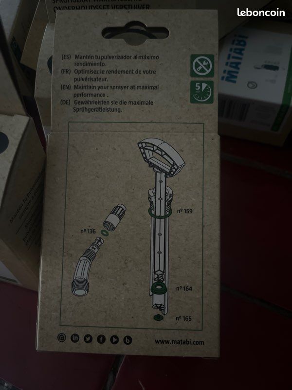 Kit entretien pulvérisateur matabi (image 2)