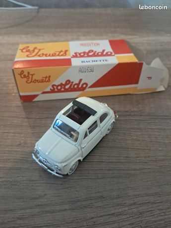 Mini Horloge Murale Fiat 500 - Voiture Italienne De Collection - Décoration Atelier