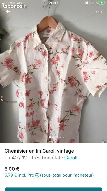 Lot de 5 vêtements femme L (image 8)