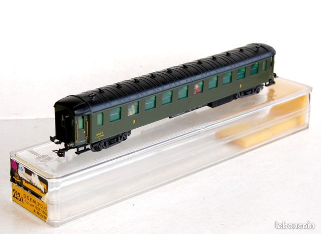 Voiture 3cl OCEM-FL SNCF France-Trains 223 HO DC - Collection