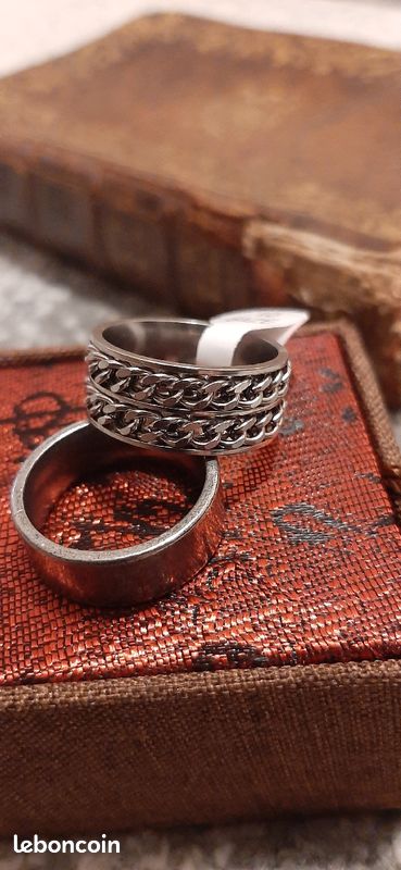 Bague à double chaîne antistress (image 9)