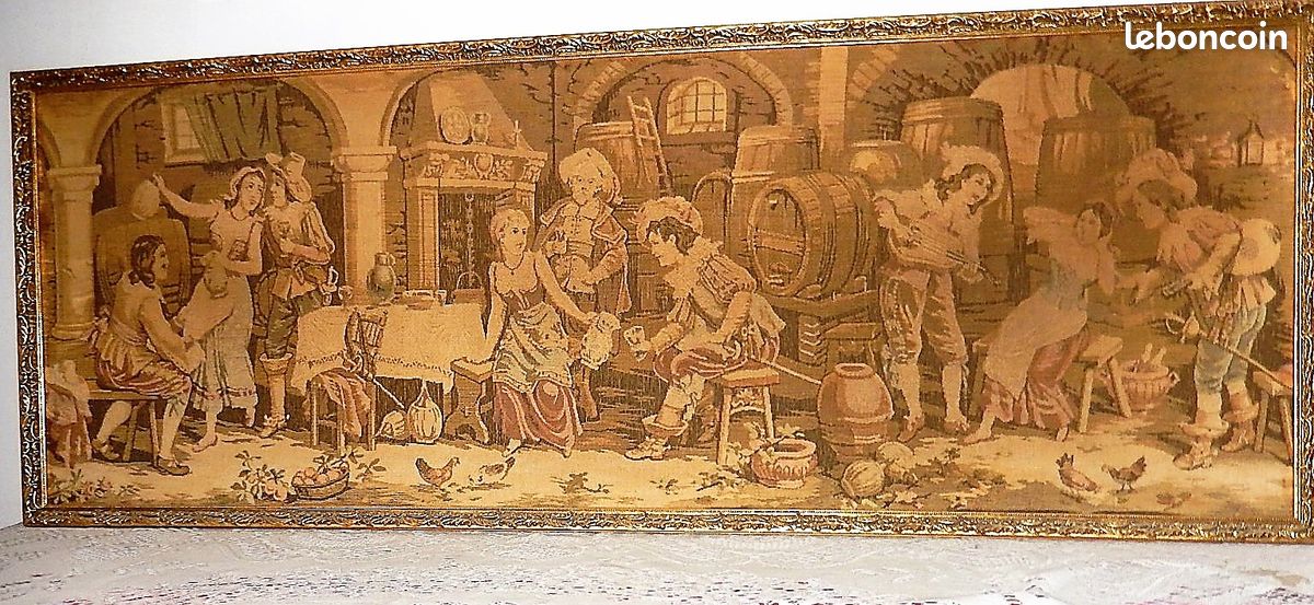 Grande tapisserie vintage (image 2)