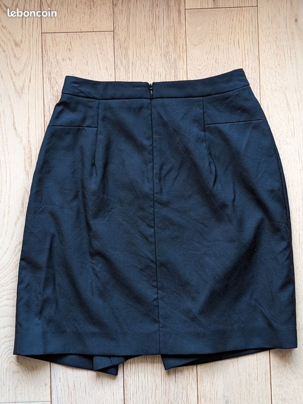 Jupe Noire Comptoir Des Cotonniers Taille 34 - Style Crayon - Occasion Très Bon état - Pour Femme