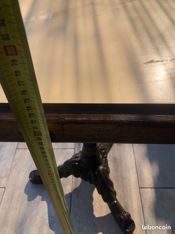Table pied en fonte (image 6)