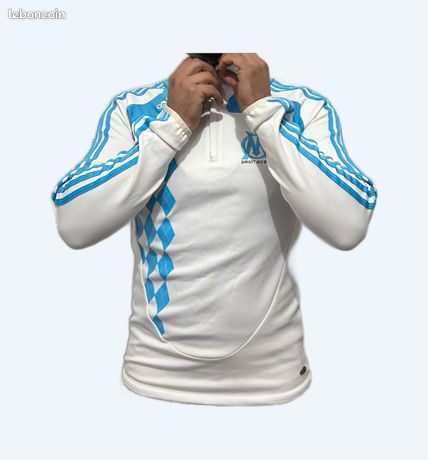 Sweat Vintage Olympique De Marseille OM Années 90 Taille L Homme