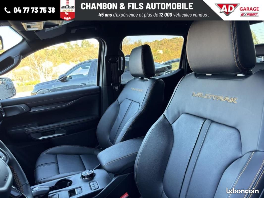 Ford Ranger DOUBLE CABINE 2.0 ECOBLUE 205 CH BVA10 4WD WILDTRAK 4 places SANS MALUS (image 6)