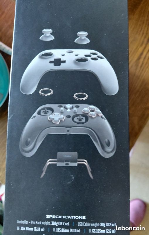 Manette filaire xbox one fusion blanche (image 13)