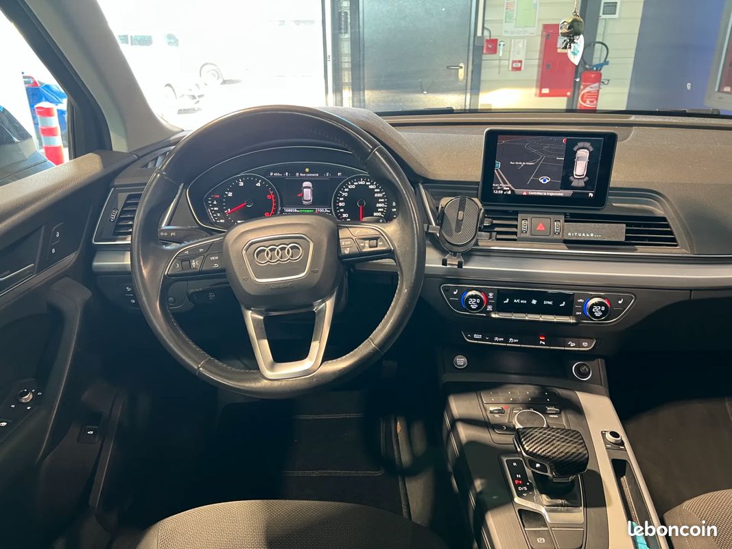 AUDI Q5 35 TDI QUATTRO 163 S TRONIC – 2018 – AUTO – 169 000 km – TOIT OUVRANT – KEYLESS – SIEGES CHAUFFANTS – COFFRE ELECTRIQUE – VOLANT CHAUFFANT – SUIVI A JOUR (image 9)