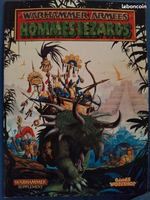Warhammer Livre d'armée Hommes Lézards v8 (2013) FR | UK
