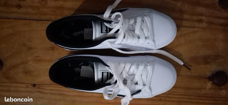 Chaussures Puma x BTS Full White – Taille 37 – Neuves sans boîte