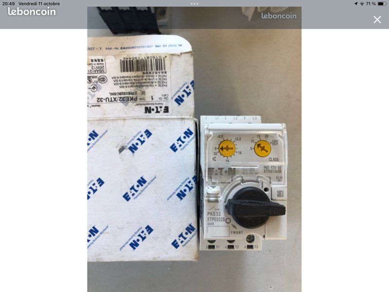 Disjoncteur de protection moteur EATON PKE XTPE 032B (image 1)