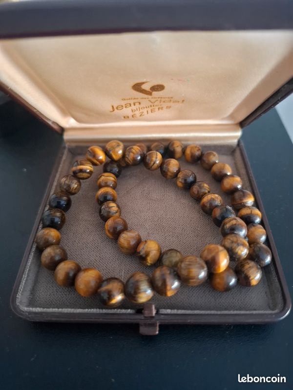 Bracelets en pierre " œil de tigre " 💎 (image 5)