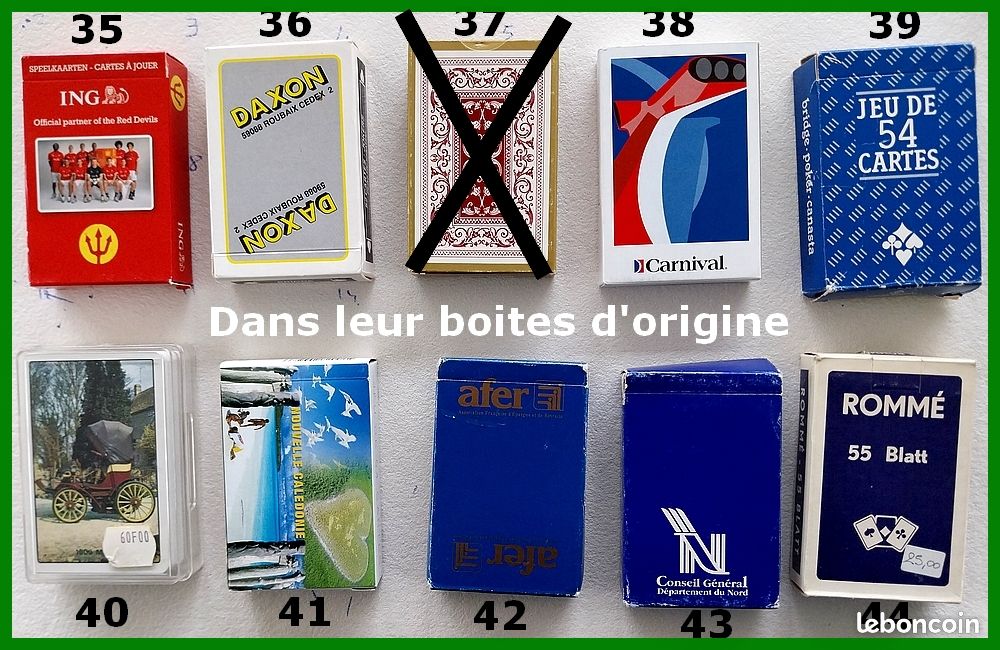Cartes à jouer à collectionner (image 4)