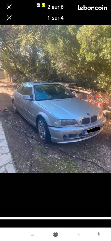 Annonce Bmw serie 3 (e46) coupe 318ci pack confort 2002 ESSENCE occasion -  Cagnes sur mer - Alpes-Maritimes 06