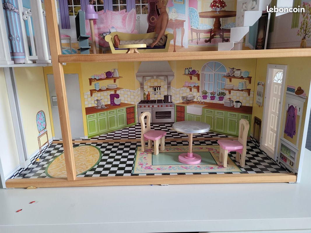 Maison de poupées Kaylee KidKraft en bon état (image 6)
