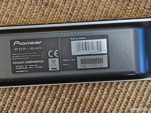 Pieds Pour Moniteur Pioneer PDP V402 - Écran Plasma 40" - PAL - Occasion