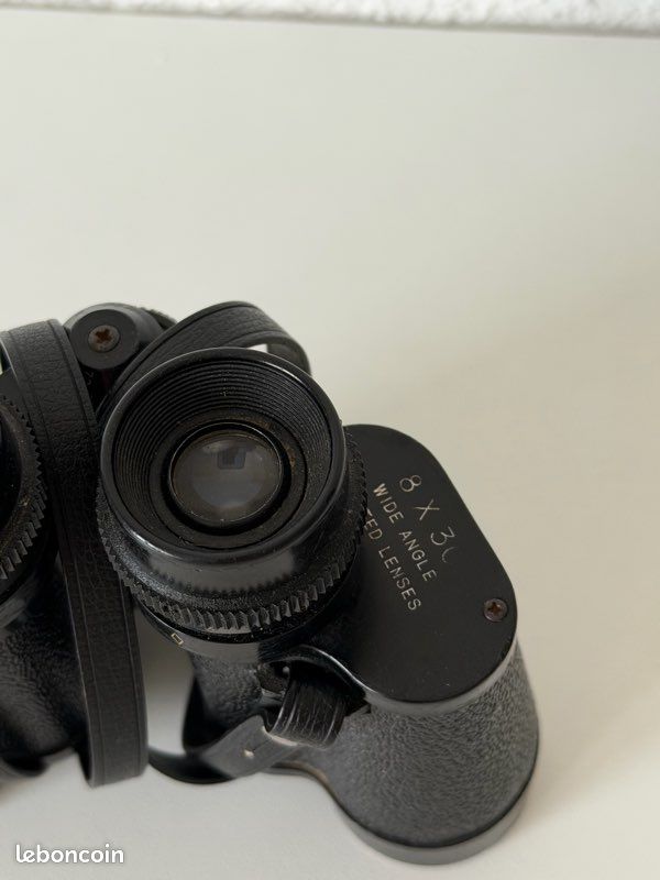 Jumelles vintage ADMIRAL Super 8×30 – Wide Angle – Optiques traitées (image 5)