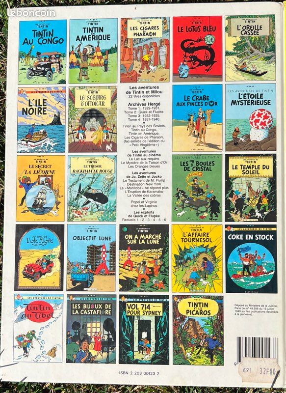 2 BD Tintin édition 1984 (image 5)