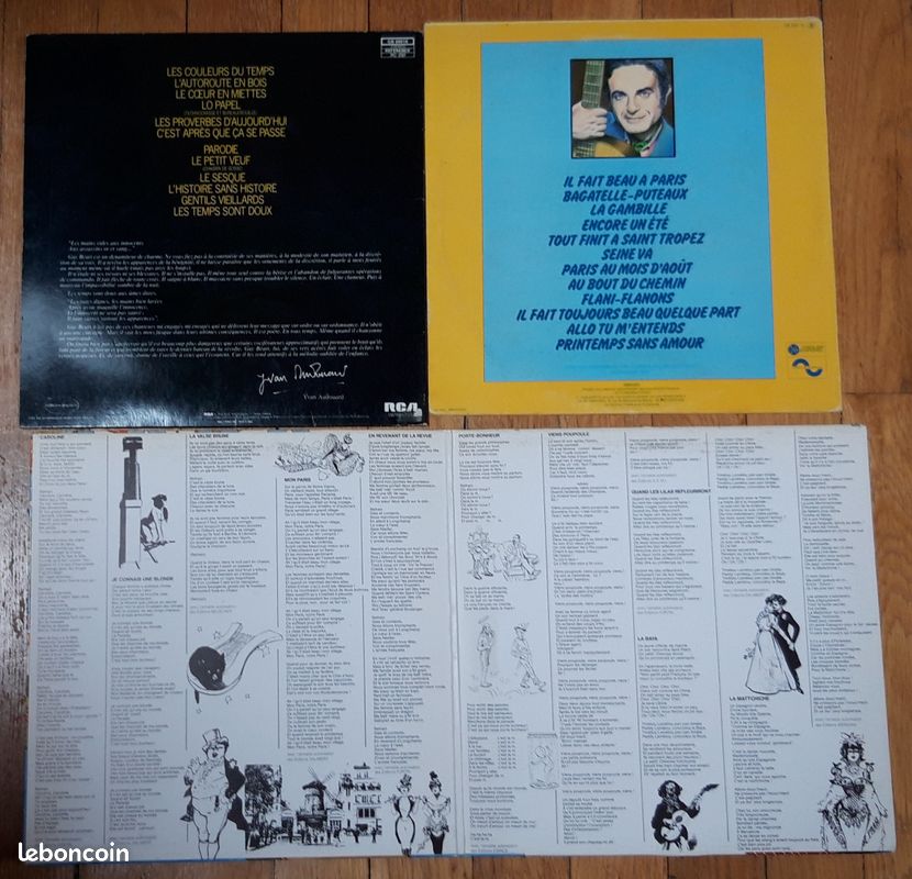 3 LP 33 T. Béart Goetzinger Solé BD (image 2)