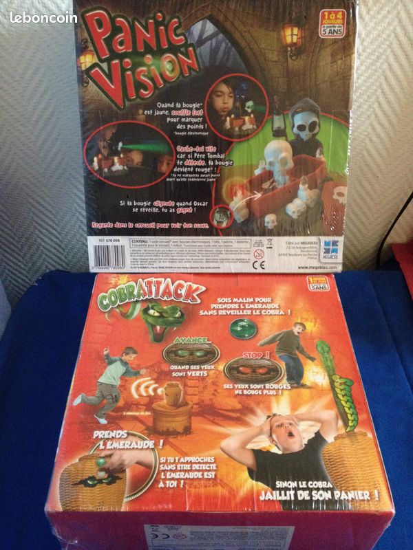 Jeux de société 2 neuf sous blister 1 LOT= Cobrattack+Panic Vision (image 6)