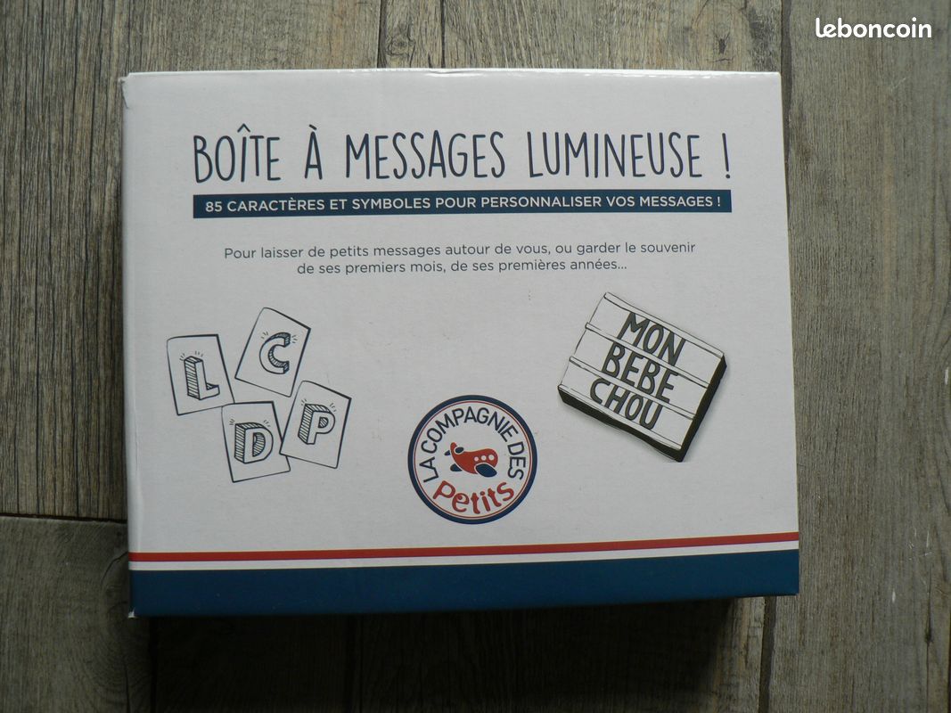 La compagnie des petits : Boite à messages lumineuse - Jeux & Jouets