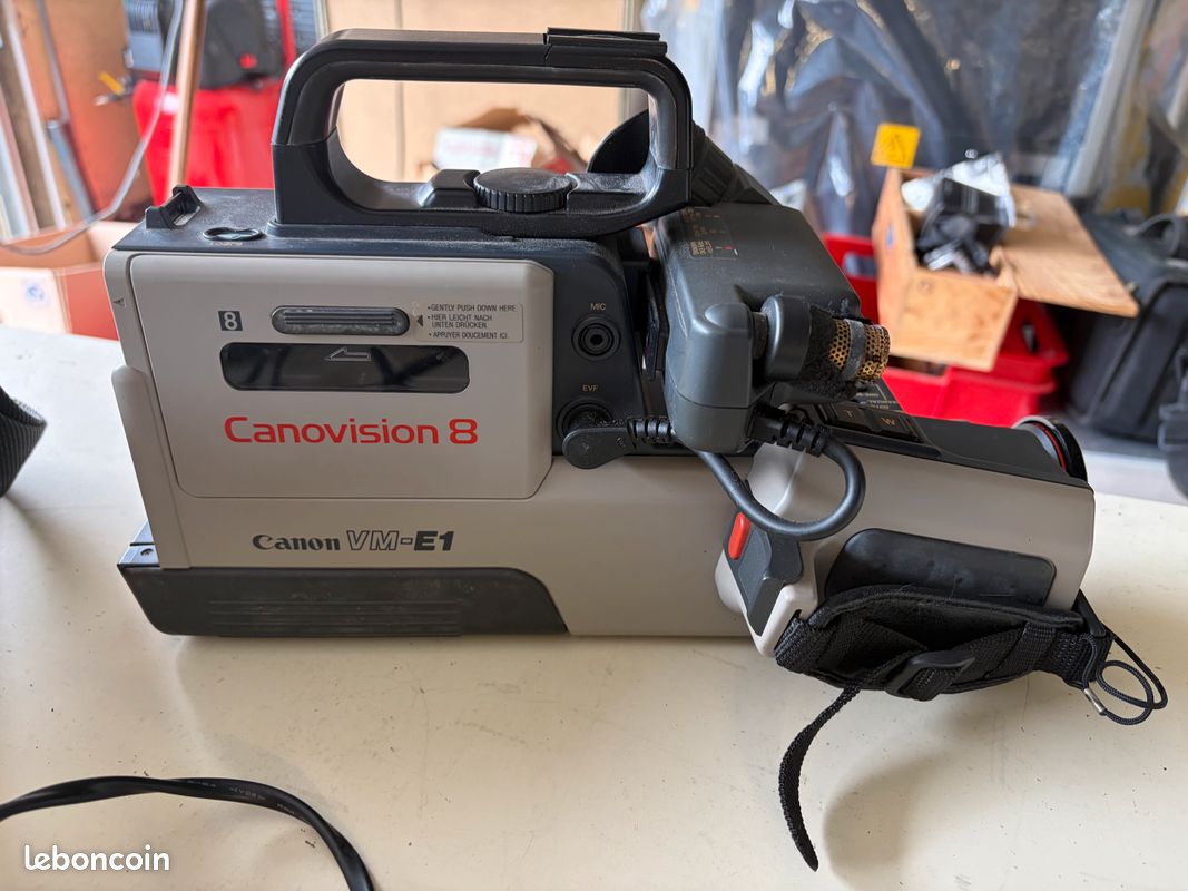 Lot Vintage Caméscope Canon Canovision 8 VM-E1 + Accessoires (image 4)