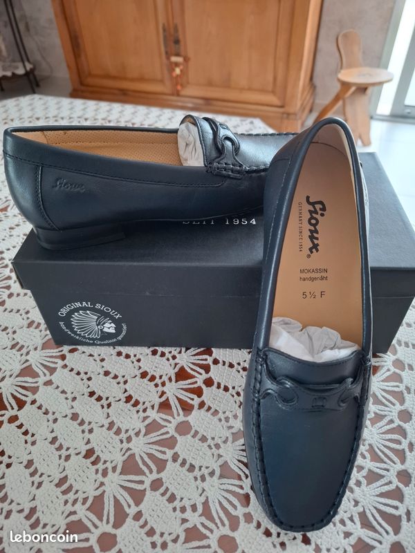 SIOUX chaussures 5 1/2 COLINA marine (image 2)