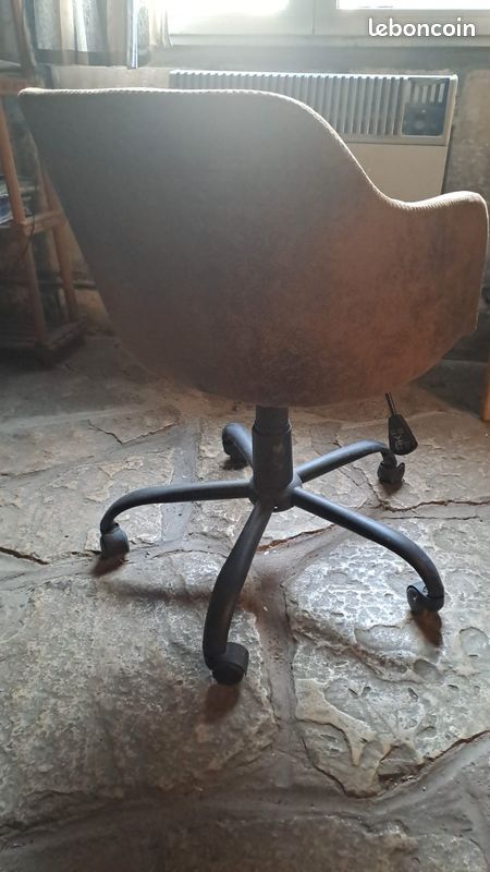Lot de 7 fauteuils de bureau / salle à manger – Style Industriel / Vintage (image 14)