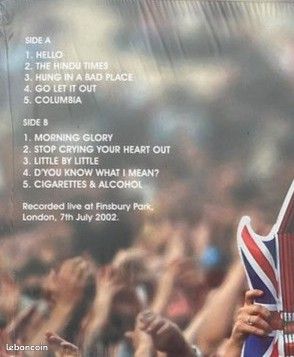 Vinyle Oasis – Live At London's Finsbury Park (couleur) (image 4)