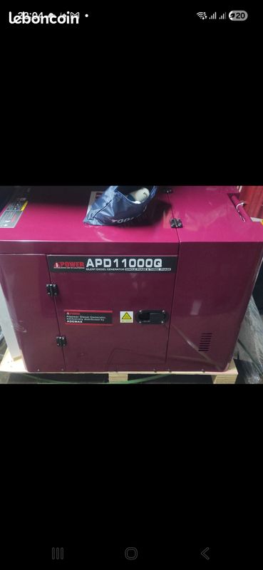 Groupe électrogène diesel silencieux 9kva (image 3)