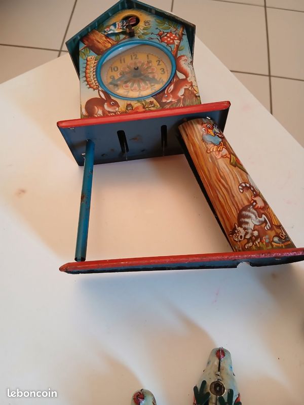 JOUET ANCIEN VINTAGE. Oiseau Coq. En Tole. Mecanique EUR 35,00 - FR