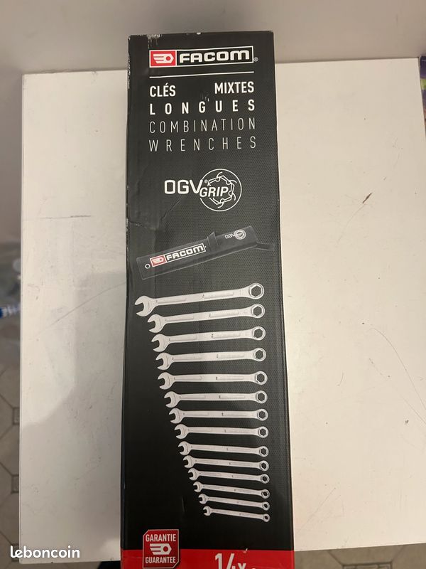 Clé Mixte Facom OGV 441 XL 14 Pièces - Set Clés Longues 7 à 22mm