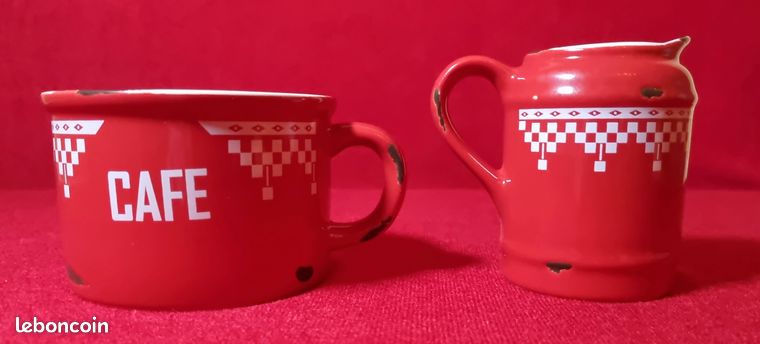 Tasse Haute Damier Gris Comptoir de Famille - Cocoon Bis