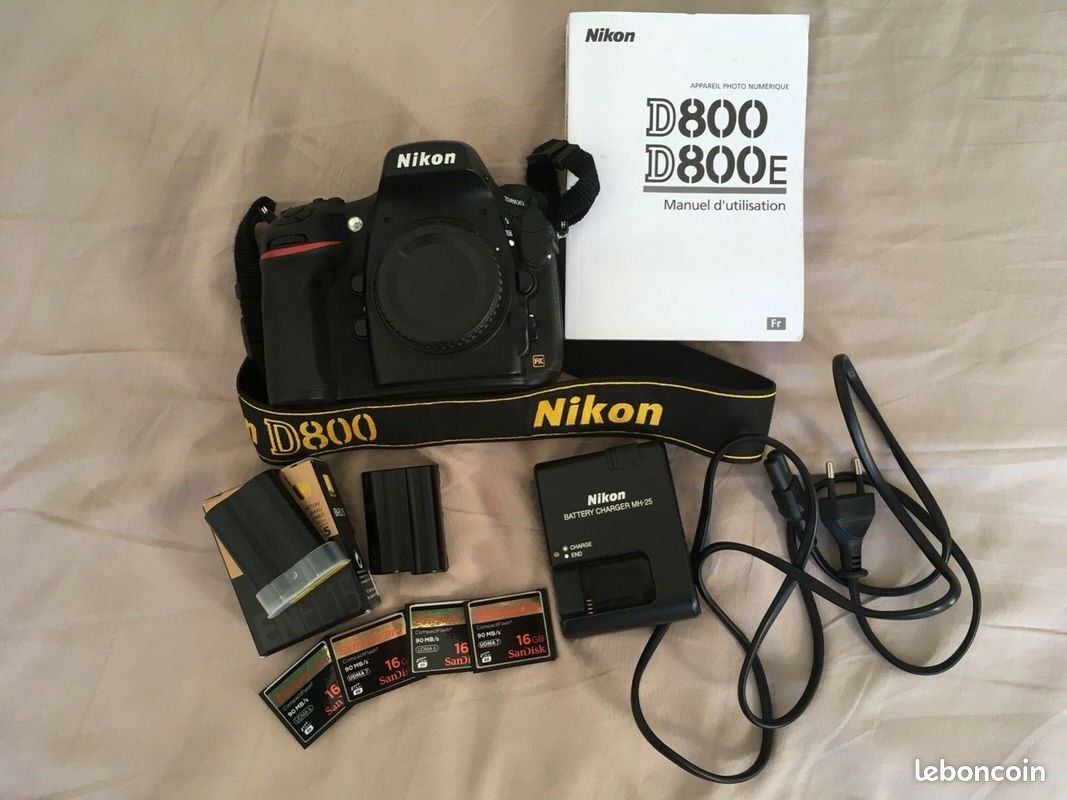 Nikon D800 36,3 Mpix Appareil Photo Reflex Numérique (14 651 déclenchements) (image 1)