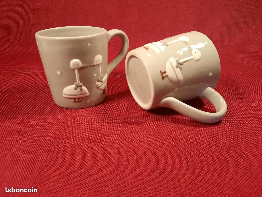 Lot de 2 tasses ou mug "oie" (image 1)