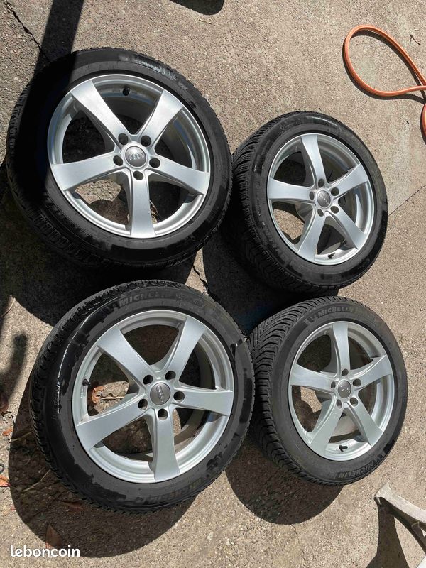 4 roues hiver complètes Audi A4 225/50 R17 (image 3)